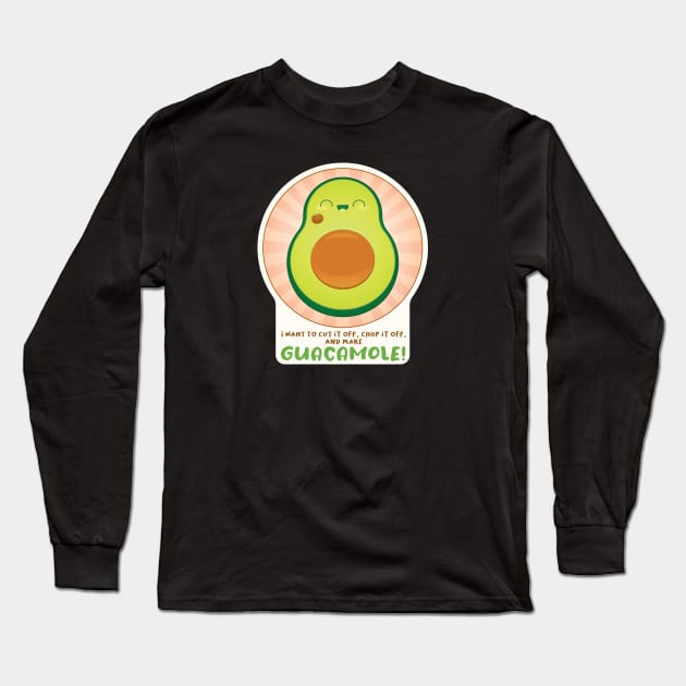 GuacaMOLY Long Sleeve T-Shirt by Sam Potter Design